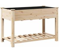 vidaXL Pot de jardin, couleur beige, 115 x 59 x 76,5 cm