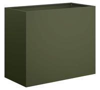 vidaXL Pot de jardin, vert olive, 60 x 30 x 40 cm, en acier laminé à froid