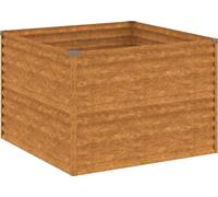 vidaXL Potager surélevé 100x100x69 cm Acier Corten