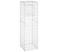 vidaXL Poteau à panier de gabion 40x40x140 cm Fer
