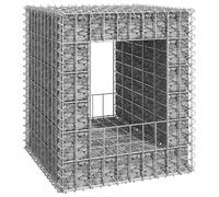 vidaXL Poteau à panier de gabion 50x50x60 cm Fer G