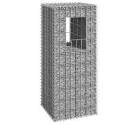 vidaXL Poteau à Panier de Gabion Poteau à Jardinière de Gabion de Patio Jardin Terrasse Extérieur Projets de Jardinage 151260