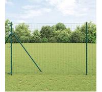 vidaXL Poteau de clôture. 52 pcs Vert 3,2 x 3,2 x 200 cm 3350124