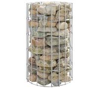 vidaXL Poteau gabion circulaire Ø30x50cm - Galvanisé