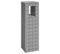 Poteau à Panier de Gabion Poteau à Jardinière de Gabion de Patio Jardin Terrasse Extérieur Projets de Jardinage 151262