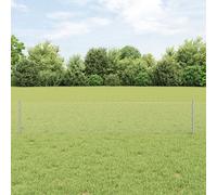 Vidaxl Poteaux De Clôture 11 Pcs U-Channel 40 Cm Acier Galvanisé, Vidaxl Clôture Hexagonale 0,4x25 M Acier Galvanisé