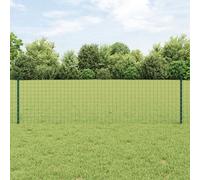 Vidaxl Poteaux De Clôture 5 Pcs U-Channel Vert 60 Cm Acier