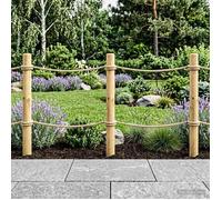 vidaXL Poteaux de clôture 5 pièces Marron 60 cm Bois de pin massif 42041771