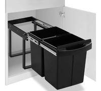 vidaXL Poubelle amovible cuisine 48 L