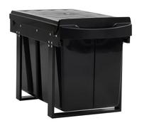 vidaXL Poubelle encastrable 51181 - Collecteur de déchets Soft-Close 48 L