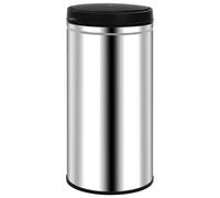 vidaXL Poubelle automatique à capteur 70 L inox