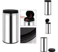 vidaXL Poubelle automatique à capteur 70 L inox - Poubelles & poubelles