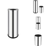 vidaXL Poubelle Hotel inox 32 L - Poubelles & poubelles