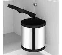 Vidaxl Poubelle Intégrée De Cuisine Acier Inoxydable 8 L
