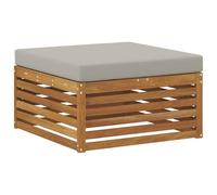 vidaXL Pouf d'Extérieur Bois d'Acacia Massif Naturel