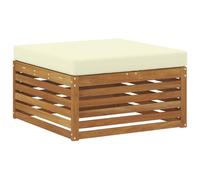 vidaXL Pouf d'Extérieur Bois d'Acacia Massif Naturel
