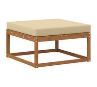 vidaXL Pouf d'Extérieur Bois d'Acacia Massif Naturel