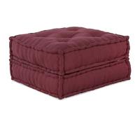 vidaXL Pouf modulaire marron 70x70x36 tissu