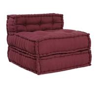 Vidaxl Pouf Modulaire Marron 70x70x54 Tissu