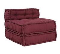 vidaXL Pouf modulaire marron 70x70x54 tissu 4019030 Marron