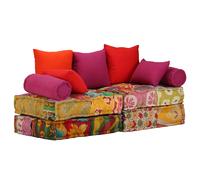 vidaXL Pouf modulaire - Patchwork