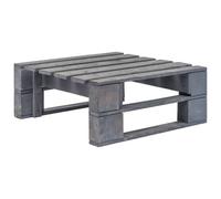 Vidaxl Pouf Palette De Jardin Bois De Pin Imprégné De Gris