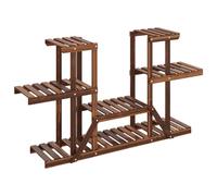 vidaXL Présentoir à fleurs 110x25x73 cm bois massif sapin
