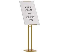 vidaXL Présentoirs de salon 2 pcs Doré 26,5 x 26,5 x 127 cm Fer