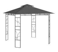 Pavillon 3x3x2,7 m Anthracite 160 g/m