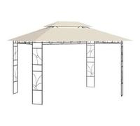 vidaXL Pavilion 4x3x2,7 m crème 160 g/m²