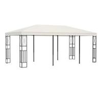 vidaXL Pavillon 3×6 m Tissu crème
