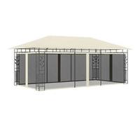 Prieel met klamboe 6x3x2,73 m crÃme47971