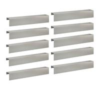 vidaXL Profilé de recouvrement de Jardin 10 pc 100 x 20 x 15 cm