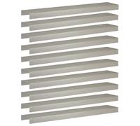 vidaXL Profilé de recouvrement de Jardin 10 pc 100 x 20 x 5 cm