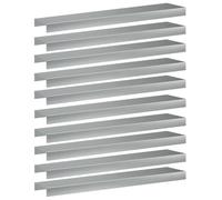 vidaXL Profilé de recouvrement de Jardin 10 pc 100 x 20 x 5 cm