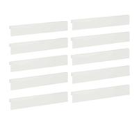 vidaXL Profilé de recouvrement de Jardin 10 pc 100 x 5 x 15 cm Acier