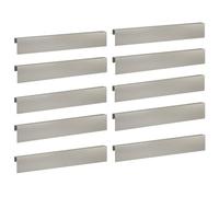 vidaXL Profilé de recouvrement de Jardin 10 pc 100 x 6 x 15 cm