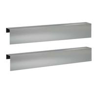 vidaXL Profilé de recouvrement de Jardin 2 pc 100 x 10 x 15 cm
