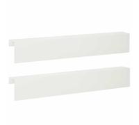 vidaXL Profilé de recouvrement de Jardin 2 pc 100 x 10 x 15 cm Acier