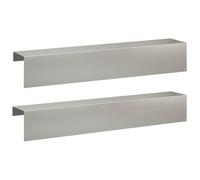 vidaXL Profilé de recouvrement de Jardin 2 pc 100 x 15 x 15 cm