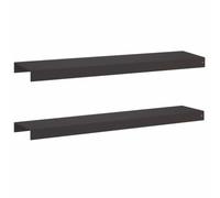 vidaXL Profilé de recouvrement de Jardin 2 pc 100 x 20 x 5 cm Acier