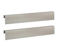 vidaXL Profilé de recouvrement de Jardin 2 pc 100 x 6 x 15 cm