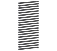 vidaXL Profilé de recouvrement de Jardin 20 pc 100 x 5 x 5 cm Acier