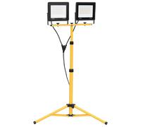 vidaXL Projecteur à LED avec trépied 2x100 W Blanc froid