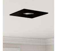 vidaXL Projecteurs encastrés 12 pcs Carré GU10 Noir 91x91 mm
