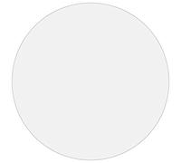 vidaXL Protecteur de table en PVC Ø 60 cm 1,6 mm Imperméable Mat