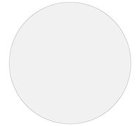 vidaXL Protecteur de Table Film de Protection de Meubles Nappe Couverture de Table de Salle à Manger Imperméable Transparent Ø 110 cm 1,6 mm PVC