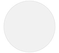 vidaXL Protecteur de table – Film de protection PVC transparent Ø 60 cm 1,6 mm imperméable