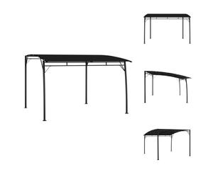 vidaXL Protection solaire de jardin 3x3x2,55 m Anthracite - Pavillons & Tentes de réception