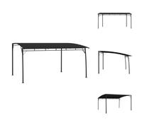 vidaXL Protection solaire de jardin 4x3x2,55 m Anthracite - Pavillons & Tentes de réception
